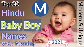 Top 20 unique hindu baby boy names starting with M