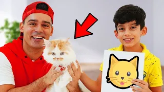 Jason y Alex encontraron un divertido gatito | Cuentos infantiles en español!