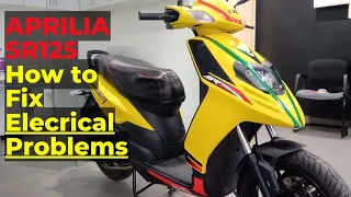 APRILIA SR125 | Electrical Problem | how to fix 🙄