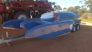 Donald Campbell's Bluebird Replica -  Dumbleyung - Western Australia - 1964 World Water Speed Record