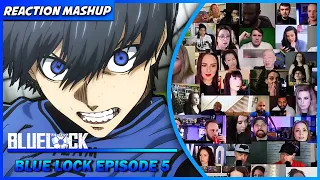 [Full Episode] Blue Lock Episode 5 Reaction Mashup ⚽🔥 | ブルーロック #bluelock5