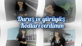 duruş ve yürüyüş kodları verdimm             #anasayfayadüş #keşfet #roblox