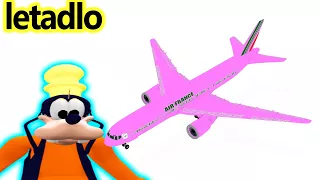 Děti Letadlo Videa Goofy