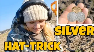 NOWE POLE MARZEŃ  😀👍Ola mnie zaorała ! Silver old coins .