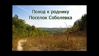 Поход к роднику. Поселок Соболевка.