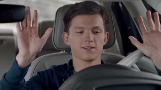 Hollywood Actor Tom Holland Driving test - Audi Car driving commercial.