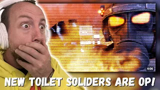 NEW TOILET SOLDIERS ARE OP! skibidi invasion 30 "Skybreaker" (REACTION!!!)