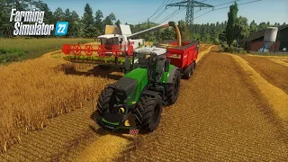 HARVESTING WHEAT AND OATS TO MAKE BALES WITH THEIR STRAW IN FARMING SIMULATOR 22-Belgium-