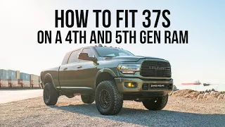 How to Fit 37s on 2014-2024 Ram 4th and 5th gen Trucks | The Ultimate Guide