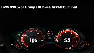 BMW G30 520d Luxury 2.0L Diesel / #PSAECU Tuned