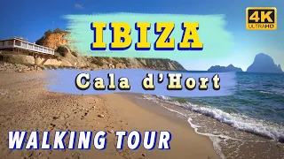 IBIZA: Cala d'Hort - Walking Tour (4K Ultra HD 60fps)