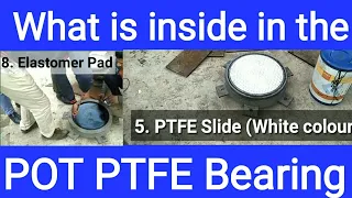 What is inside of POT PTFE Bearing