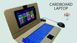 how to make a laptop from cardboard