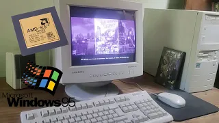 90s PC Build with the first AMD CPU | A gold plated CPU!