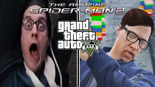 Peter Parker "I'm Back! My Back!'' (Scene) - Spider-Man 2 (2004) GTA V Reenactment