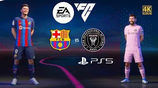EA Sports FC 24 | Barcelona VS Inter Miami FC - EA Sports FC 24 PS5 - PlayStation 5 Gameplay