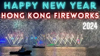 Hong Kong : New Year Countdown and Fireworks 2024
