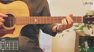 [꿈의기타] SOLE(쏠) - 곁에 있어줘 (Feat. 원슈타인) Guitar Cover 기타 커버 TAB Chords 타브 코드 기타 악보