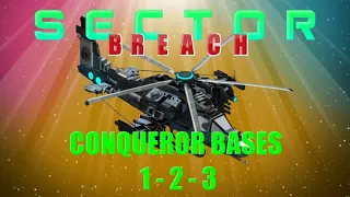 War Commander December 2023 Sector Breach Conqueror Bases 1-2-3 Free Repair.