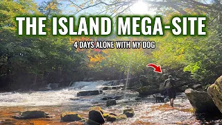 Camping for 4 Days Alone on an Island MEGA-Site
