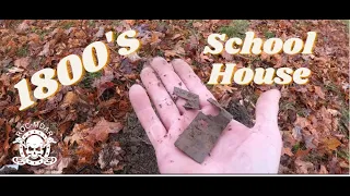 Metal Detecting 1800 School House Relics Silver Coins 1800 Old Farm House Upstate Western NY