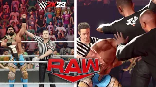 WWE Raw Day 1 Seth Rollins vs. Drew McIntyre- World Heavyweight Title Match Highlights WWE2K23