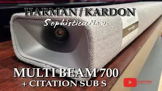 Harman Kardon Multi Beam 700 + Citation Sub S - Sound / Bass test 💥