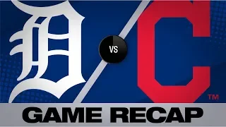 Ramirez homers plates 3 RBI in Indians' win | Tigers-Indians Game Highlights 7/18/19