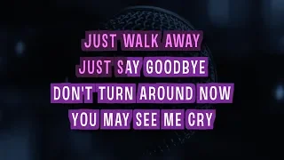 Just Walk Away (Karaoke) - Celine Dion