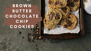 Brown Butter Chocolate Chip Cookies | As Made by Amanda