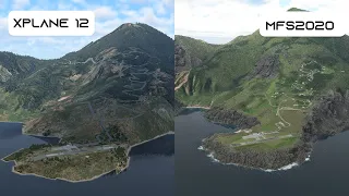 Microsoft Flight Simulator 2020 vs XPLANE 12 - Airports Comparison