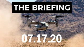 A Navy ship burns in San Diego and the coronavirus spreads across the force ― The Briefing, 7.17.20