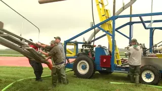 Rain Helps Harvest Cranberries