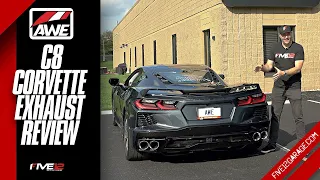 C8 Corvette AWE Exhaust System Revs, Pulls and Review | I Didn't See Those Cops...