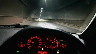 E46 320D HYBRID TURBO tunnel run 2.0 [SOUND ON]