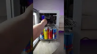 Stocking my new Red Bull Fridge