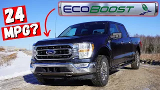 Ford F150 3.5L Ecoboost Engine Fuel Economy Test **Heavy Mechanic Review** | WORSE Then 5L V8??