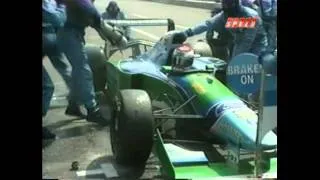 Jos Verstappen F1 Pit Fire (full)