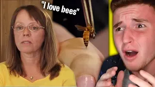 Meet The Lady Who Stings Herself With Bees..