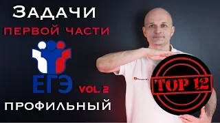 Не допускайте этих ошибок! Топ 12 задач первой части профильного ЕГЭ. Выпуск 2