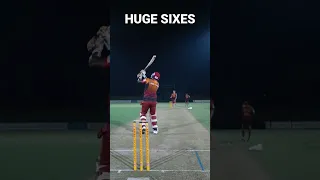 HUGE SIXES! Kennar Lewis Smashing Middle Practice! #shorts #respect #cricket