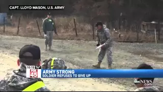 Determined WPAFB Soldier Fights to Finish 12-Mile March