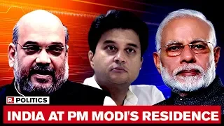 MEGA Twist: Jyotiraditya Scindia Reaches PM Modi's Residence With Amit Shah Amid MP Crisis