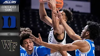 Duke vs. Wake Forest Condensed Game | 2020-21 ACC Men's Basketball