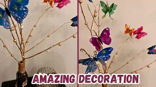 Amazing decoration using an old bottle/ Arts and crafts