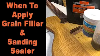 When To Apply Grain Filler And Sanding Sealer