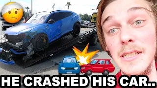 LOGAN DESTROYS HIS LAMBORGHINI!! (Cops Called)