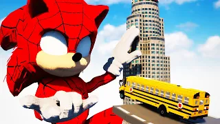 Cars vs Spider Sonic | Teardown