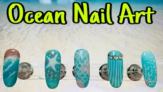 Summer Nails || Ocean Nail Art Tutorial|| Nail Design Tutorial || Be Nails