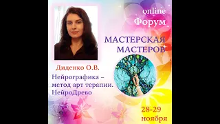 Мастерская Оксаны Диденко:   Нейрографика - как метод арт-терапии. НейроДрево Рода.
